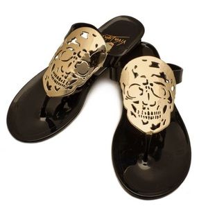 Viva Lola Skull Jelly Sandals